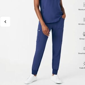 NWT Landau Small Petite Women's Navy Scrub Pants